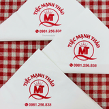 


																	 Khăn giấy ăn in logo TIỆC MẠNH THẢO 