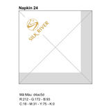 


																	 Khăn giấy ăn in logo SILK RIVER 