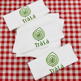 


																	 Khăn giấy ăn in logo TRÀ LÁ 