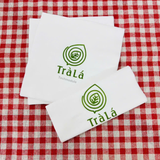 


																	 Khăn giấy ăn in logo TRÀ LÁ 