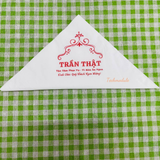 


																	 Khăn giấy ăn in logo TRẦN THẬT 