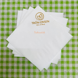 


																	 Khăn giấy ăn in logo TRỐN ONSEN 