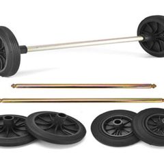  Trục bánh xe thùng rác BPG240L Cam/Vàng 