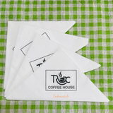 


																	 Khăn giấy ăn in logo TRÚC COFFEE HOUSE 