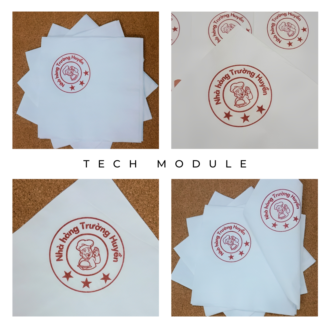 Khăn giấy ăn in logo TRƯỜNG HUYỀN