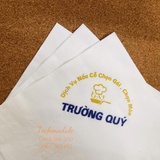 


																	 Khăn giấy ăn in logo TRƯỜNG QUÝ 