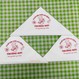 


																	 Khăn giấy ăn in logo TIỆC CƯỚI TRƯỜNG SƠN 