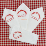 


																	 Khăn giấy ăn in logo THÚY TÂN ĐẠI ĐỘ 