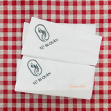 


																	 Khăn giấy ăn in logo TỪ BI QUÁN 