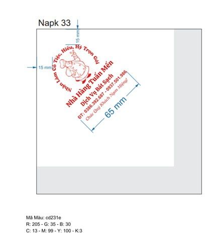 


																																														 Khăn giấy ăn in logo NHÀ HÀNG TUẤN MẾN 