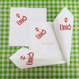 


																	 Khăn giấy ăn in logo UNICB 