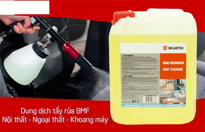 Can dung dịch tẩy rửa đa năng BMF 5L WURTH Mã 08931182