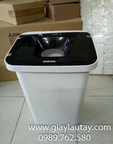 Thùng đựng rác dùng trong nhà vệ sinh hãng SARAYA NHẬT BẢN mã TM-DB3500
