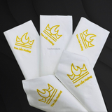 


																	 Khăn giấy ăn in logo VUA LẨU NƯỚNG 