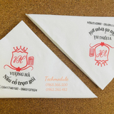 


																	 Khăn giấy ăn in logo VƯỢNG HÀ 