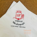 


																	 Khăn giấy ăn in logo VƯỢNG HÀ 