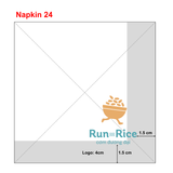 


																	 Khăn giấy ăn in logo RUNRICE 