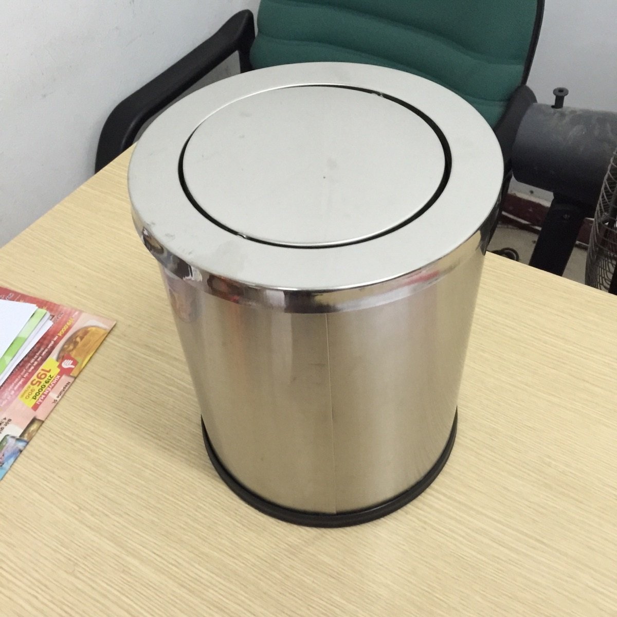 Thùng rác inox bập bênh TM-A36-H