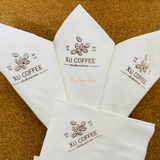 


																	 Khăn giấy ăn in logo XU COFFEE 