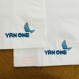 


																	 Khăn giấy ăn in logo YAN ONE 
