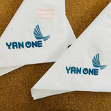 


																	 Khăn giấy ăn in logo YAN ONE 