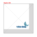 


																	 Khăn giấy ăn in logo YAN ONE 