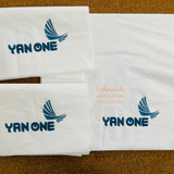 


																	 Khăn giấy ăn in logo YAN ONE 