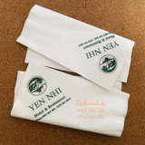 


																	 Khăn giấy ăn in logo YEN NHI 