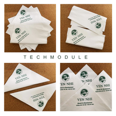  Khăn giấy ăn in logo YEN NHI 