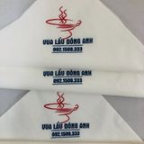 


																	 Khăn giấy ăn in logo Vua Lẩu Đông Anh 
