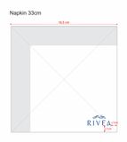 


																	 Khăn giấy ăn in logo RIVEA 