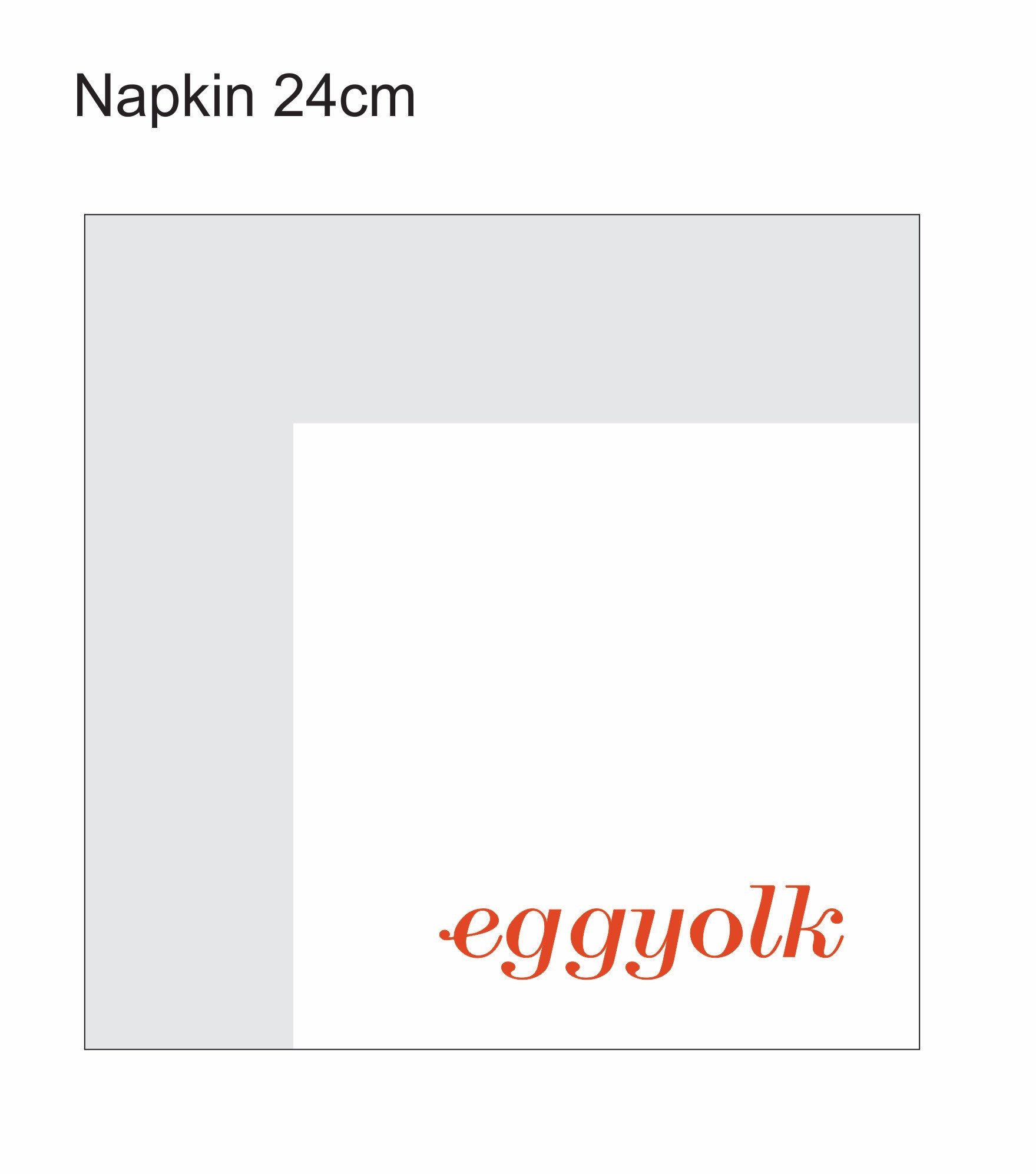 Khăn giấy ăn in logo EGGYOLK