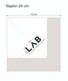 


																	 Khăn giấy ăn in logo LAB 