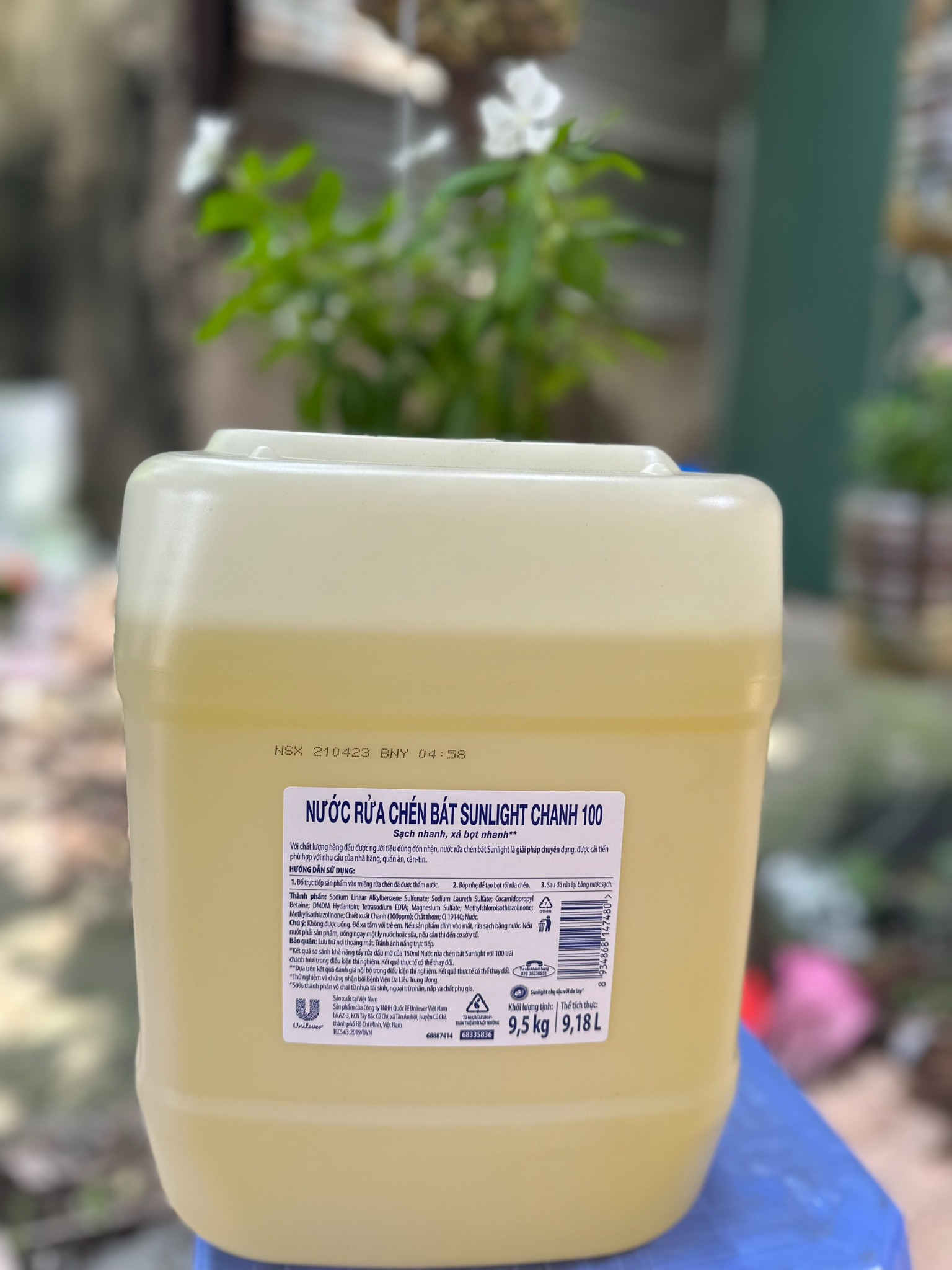 Nước rửa bát Sunlight 3.8kg