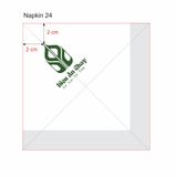 


																	 Khăn giấy ăn in logo DIỆU ÂN CHAY 