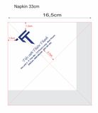 


																	 Khăn giấy ăn in logo TIỆC CƯỚI THIÊN THANH 