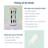 


																	 Đèn diệt côn trùng hãng ĐẠI SINH mã DS-DU8G 