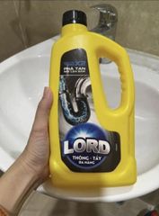  Combo 5 gói giấy lau tay đa năng và chai thông tẩy làm sạch Lord 