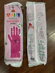 Găng tay cao su nếp nhăn