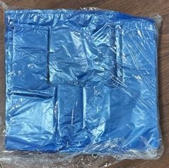  Túi đựng rác có quai màu xanh 