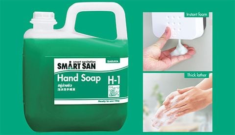 Nước rửa tay Smart San Hand hãng SARAYA NHẬT BẢN mã H-1