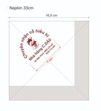 


																	 Khăn giấy ăn in logo Nhà Hàng C.DẬU 