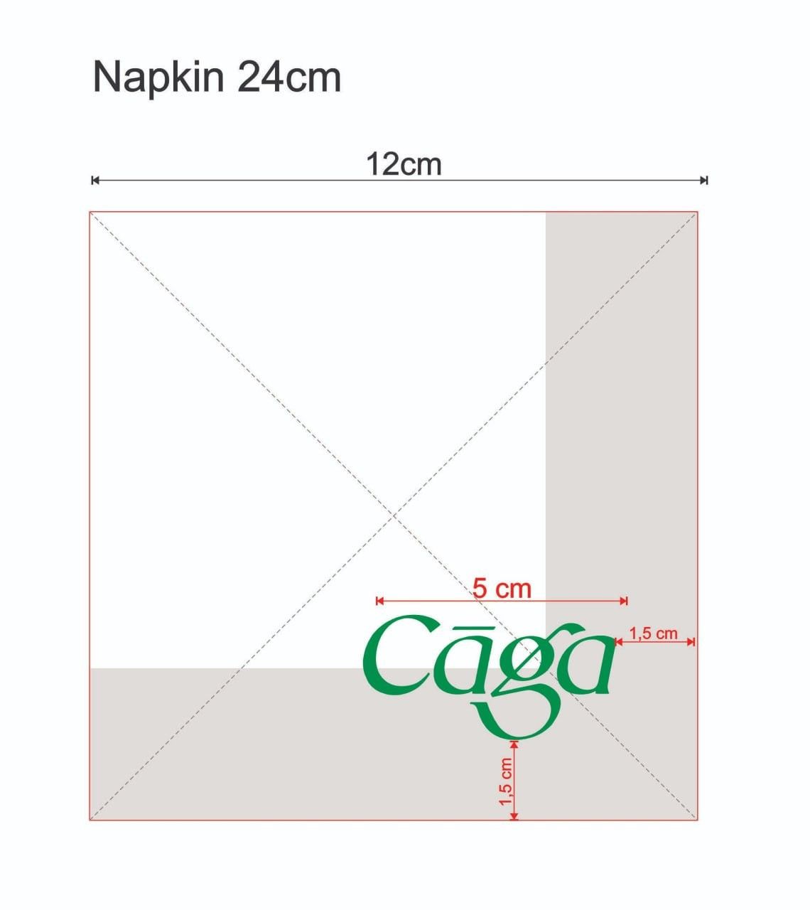 


																																														 Khăn giấy ăn in logo CAGA 