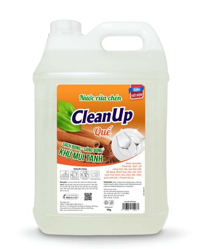 Nước rửa chén CLEANUP