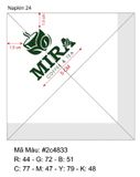 


																	 Khăn giấy ăn in logo MIRA 