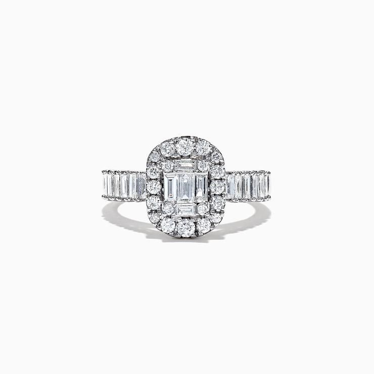  White Gold Diamond Solitaire Ring 