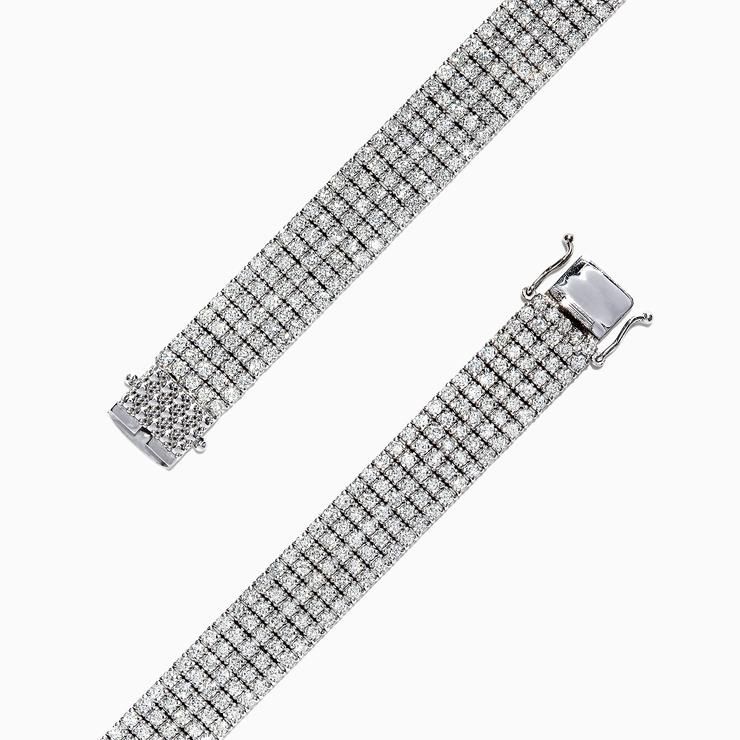  Diamond Wide Band Bracelet 