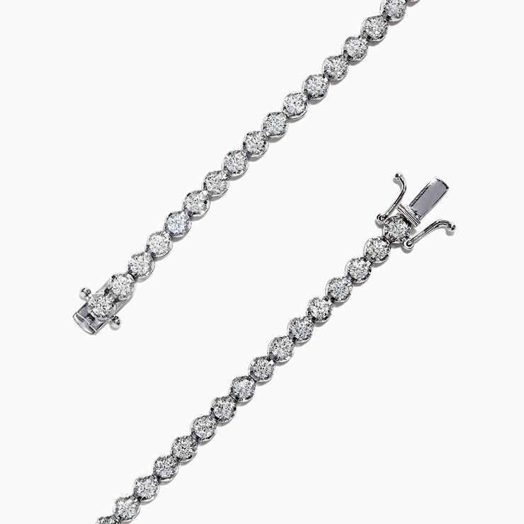  Diamond Wide Band Bracelet 