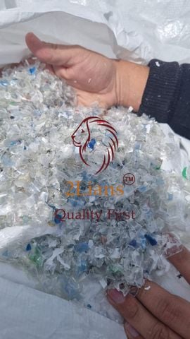  PET bottle flakes hotwashed Sortex Rejection / Mixed colors 