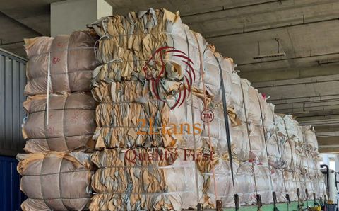  PP reuse jumbo bags on bales White and Brown 